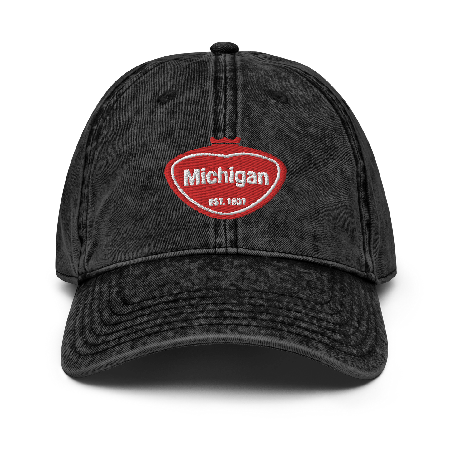 'Michigan EST. 1837' Vintage Baseball Cap (Local Sodapop Parody)