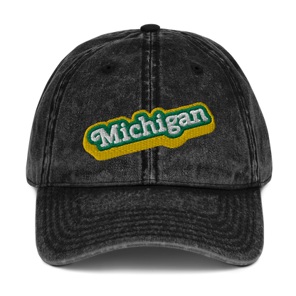 'Michigan' Vintage Baseball Cap (Ginger Sodapop Parody)