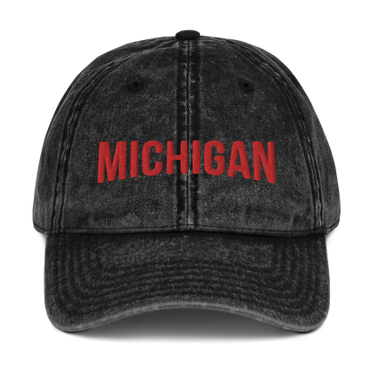 'Michigan' Vintage Baseball Cap (Streaming Video Parody)