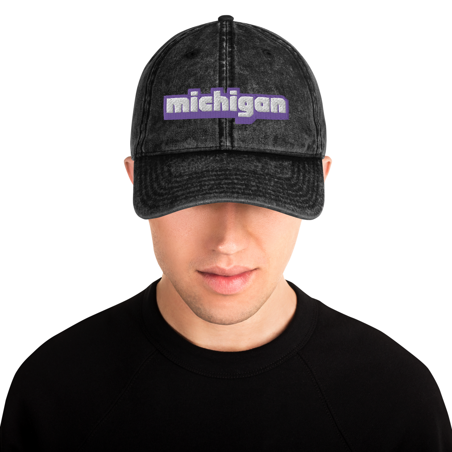 'Michigan' Vintage Baseball Cap (Live Streaming Parody)