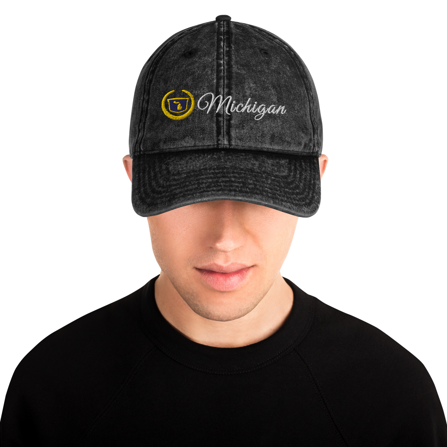 'Michigan' Vintage Baseball Cap (Luxury Vehicle Parody)