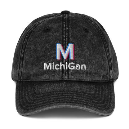 'Michigan' Vintage Baseball Cap (Social Media Parody)