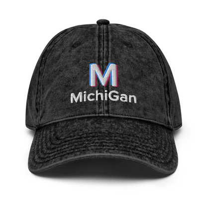 'Michigan' Vintage Baseball Cap (Social Media Parody)