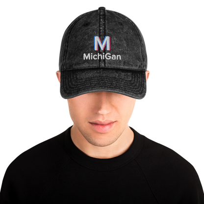 'Michigan' Vintage Baseball Cap (Social Media Parody)