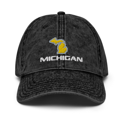 'Michigan' Vintage Baseball Cap (Pickup Truck Parody)