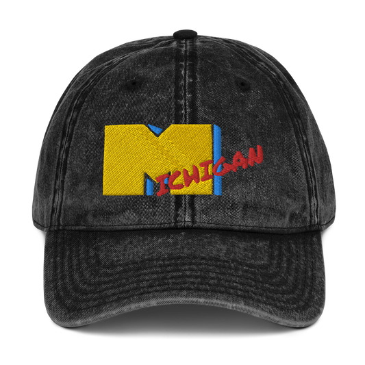 'Michigan' Vintage Baseball Cap (Music Television Parody)