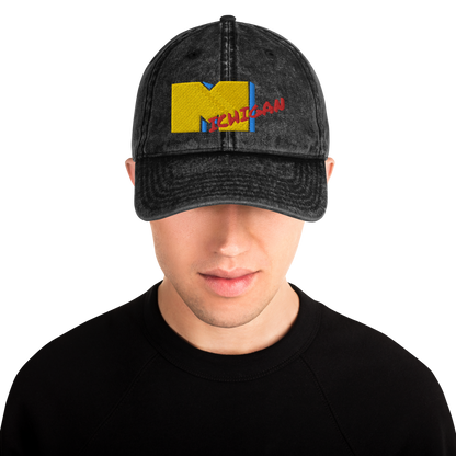 'Michigan' Vintage Baseball Cap (Music Television Parody)