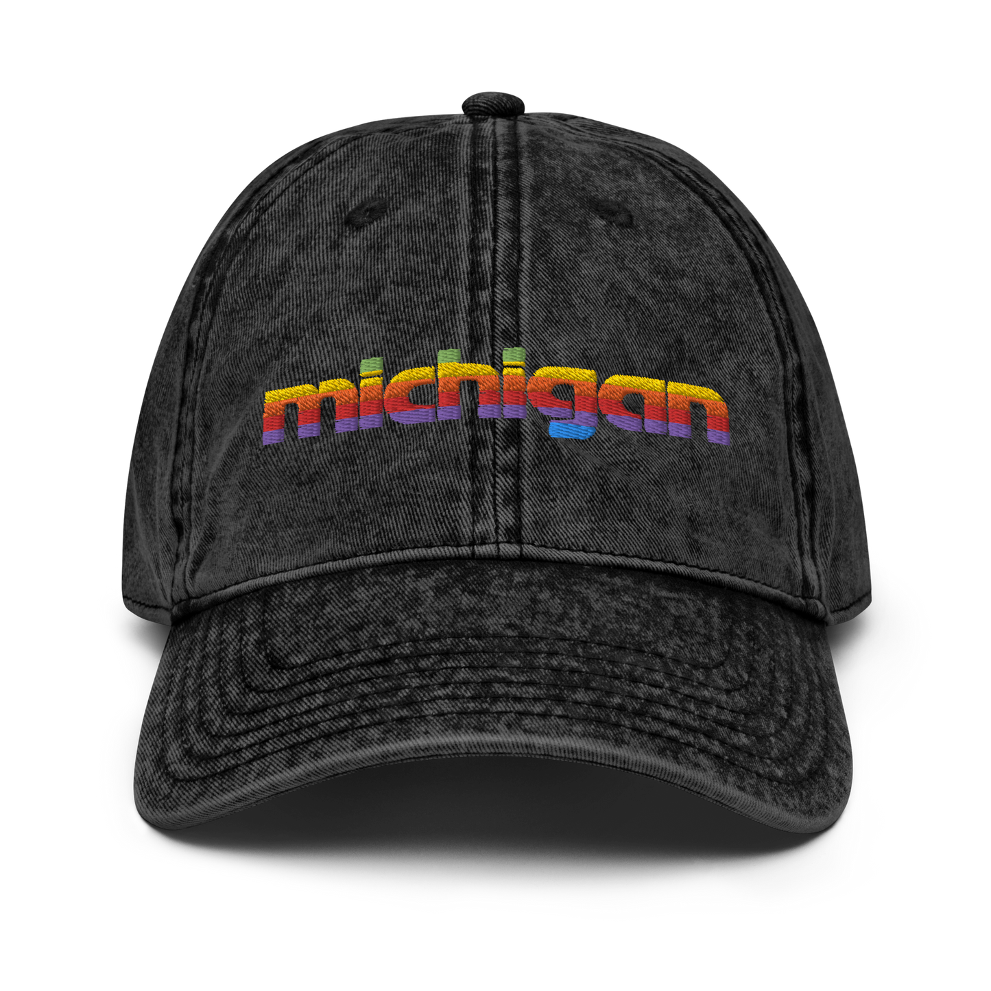 'Michigan' Vintage Baseball Cap (1980s Pomaceous Computer Parody)