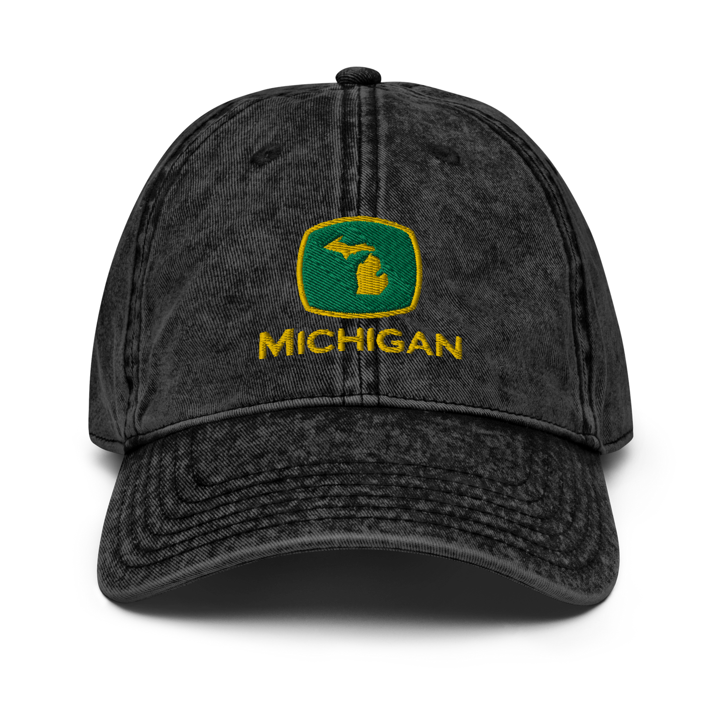 'Michigan' Vintage Baseball Cap (Tractor Parody)