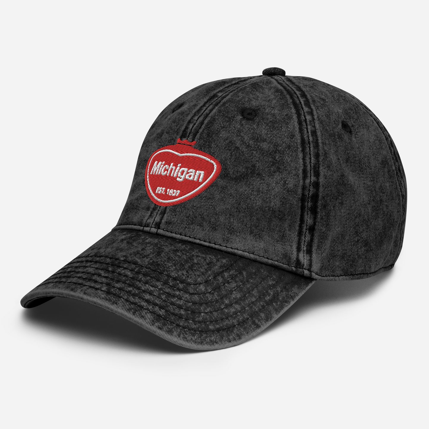 'Michigan EST. 1837' Vintage Baseball Cap (Local Sodapop Parody)