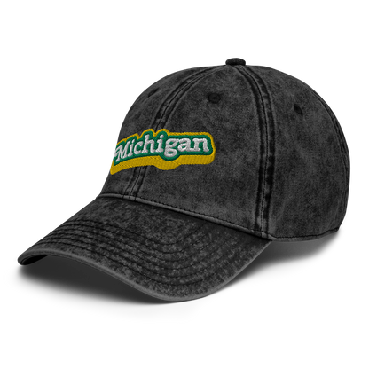 'Michigan' Vintage Baseball Cap (Ginger Sodapop Parody)