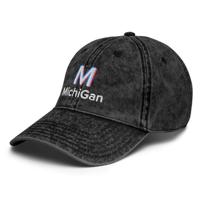 'Michigan' Vintage Baseball Cap (Social Media Parody)