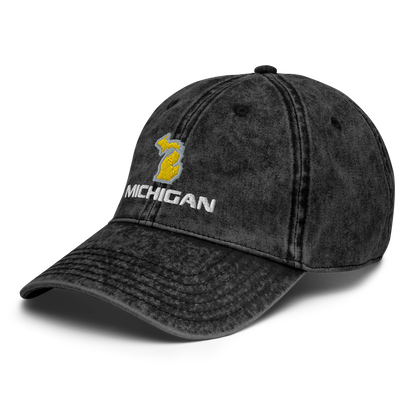 'Michigan' Vintage Baseball Cap (Pickup Truck Parody)