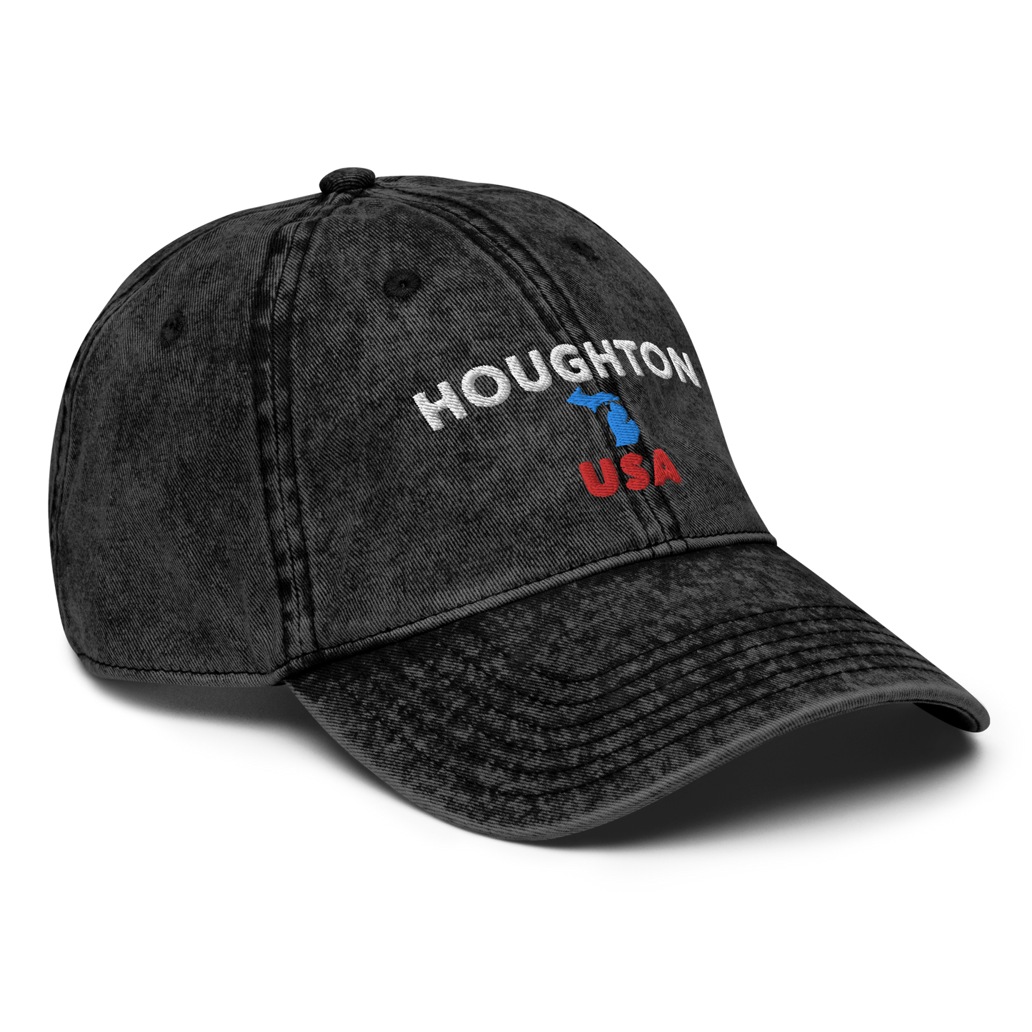 'Houghton USA' Vintage Baseball Cap (w/ Baseball Cap)