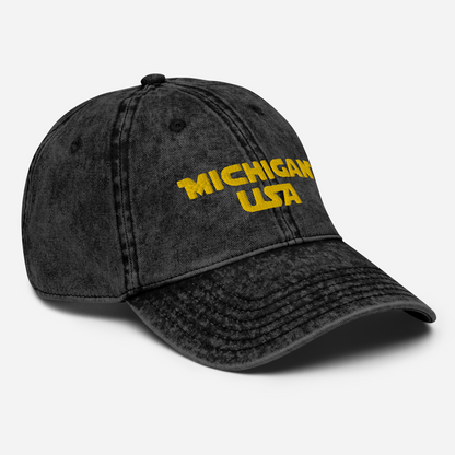 'Michigan USA' Vintage Baseball Cap (Epic Sci-Fi Parody)