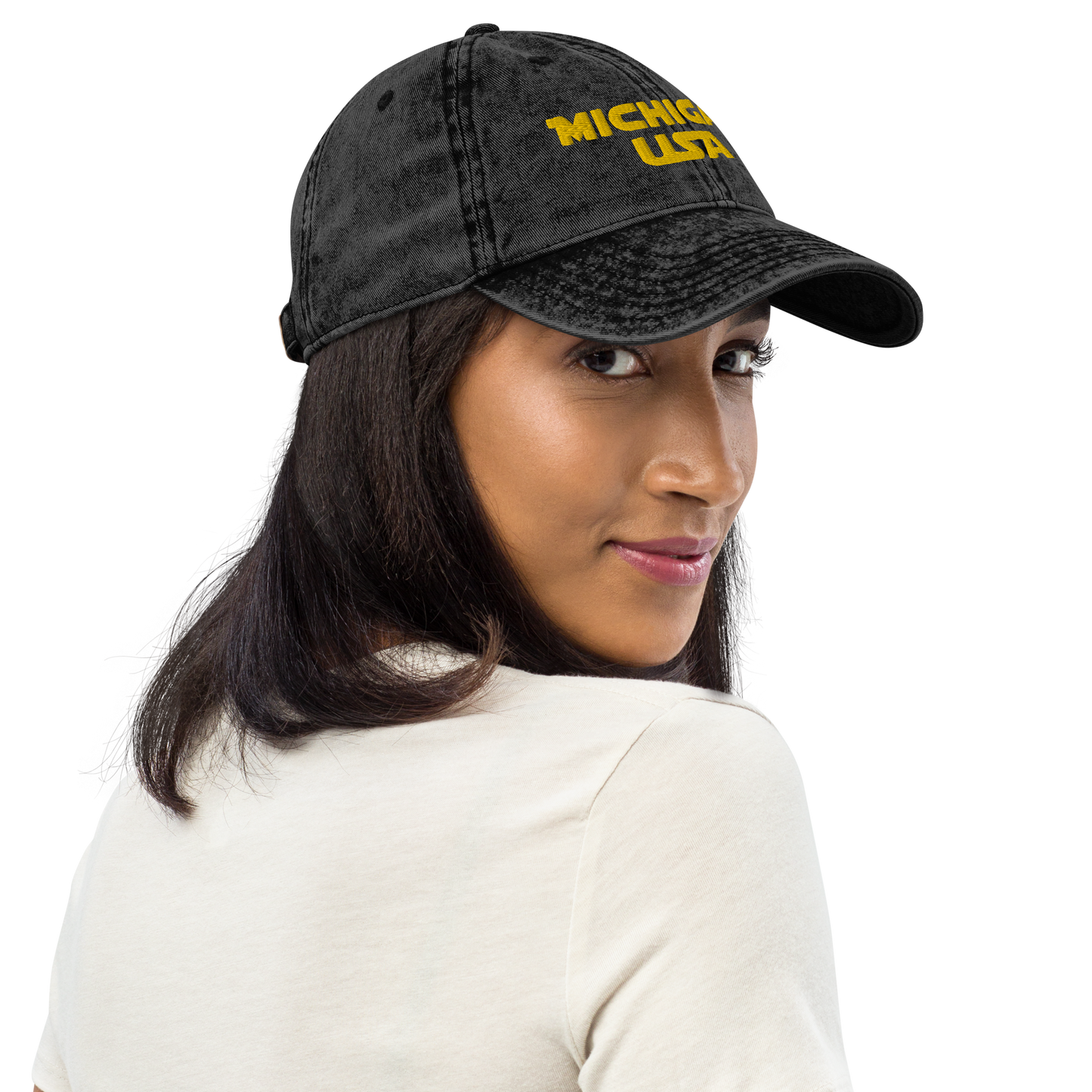 'Michigan USA' Vintage Baseball Cap (Epic Sci-Fi Parody)