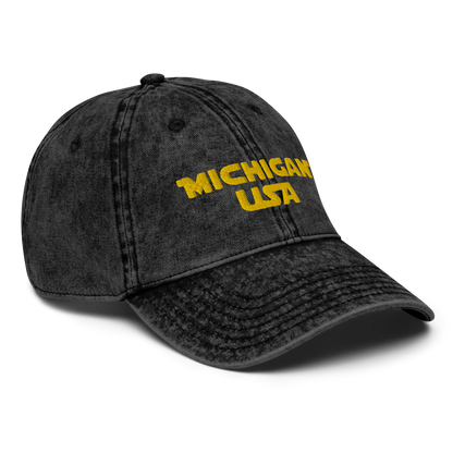 'Michigan USA' Vintage Baseball Cap (Epic Sci-Fi Parody)