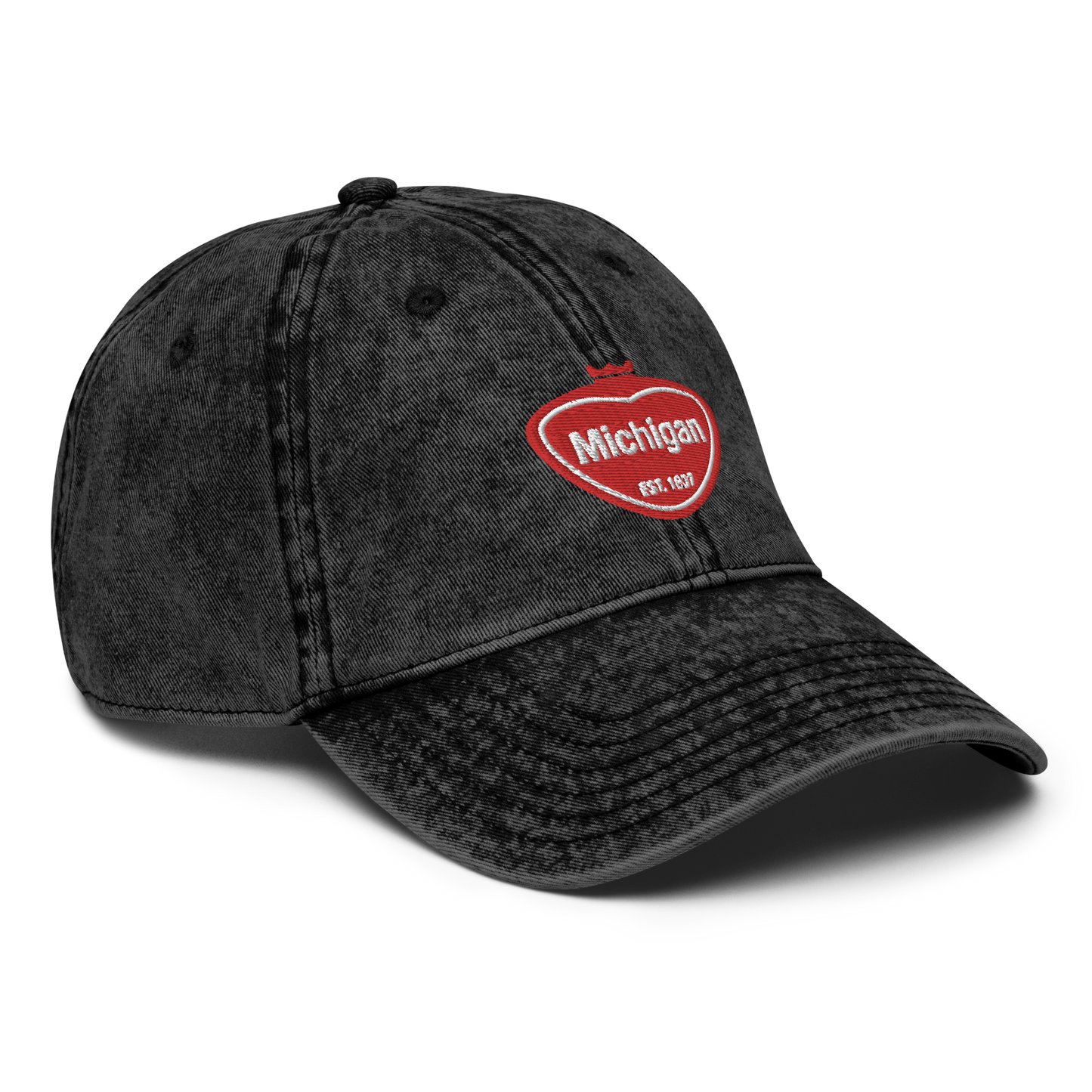 'Michigan EST. 1837' Vintage Baseball Cap (Local Sodapop Parody)