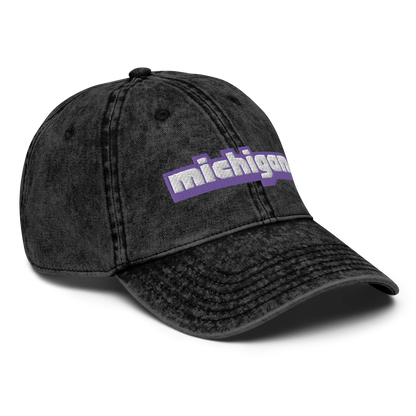 'Michigan' Vintage Baseball Cap (Live Streaming Parody)