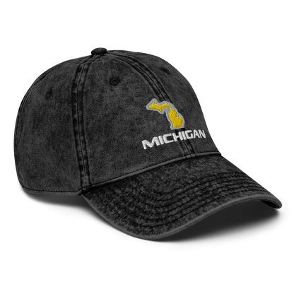 'Michigan' Vintage Baseball Cap (Pickup Truck Parody)