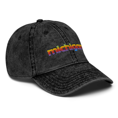 'Michigan' Vintage Baseball Cap (1980s Pomaceous Computer Parody)