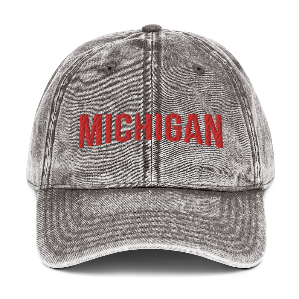 'Michigan' Vintage Baseball Cap (Streaming Video Parody)