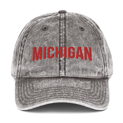 'Michigan' Vintage Baseball Cap (Streaming Video Parody)