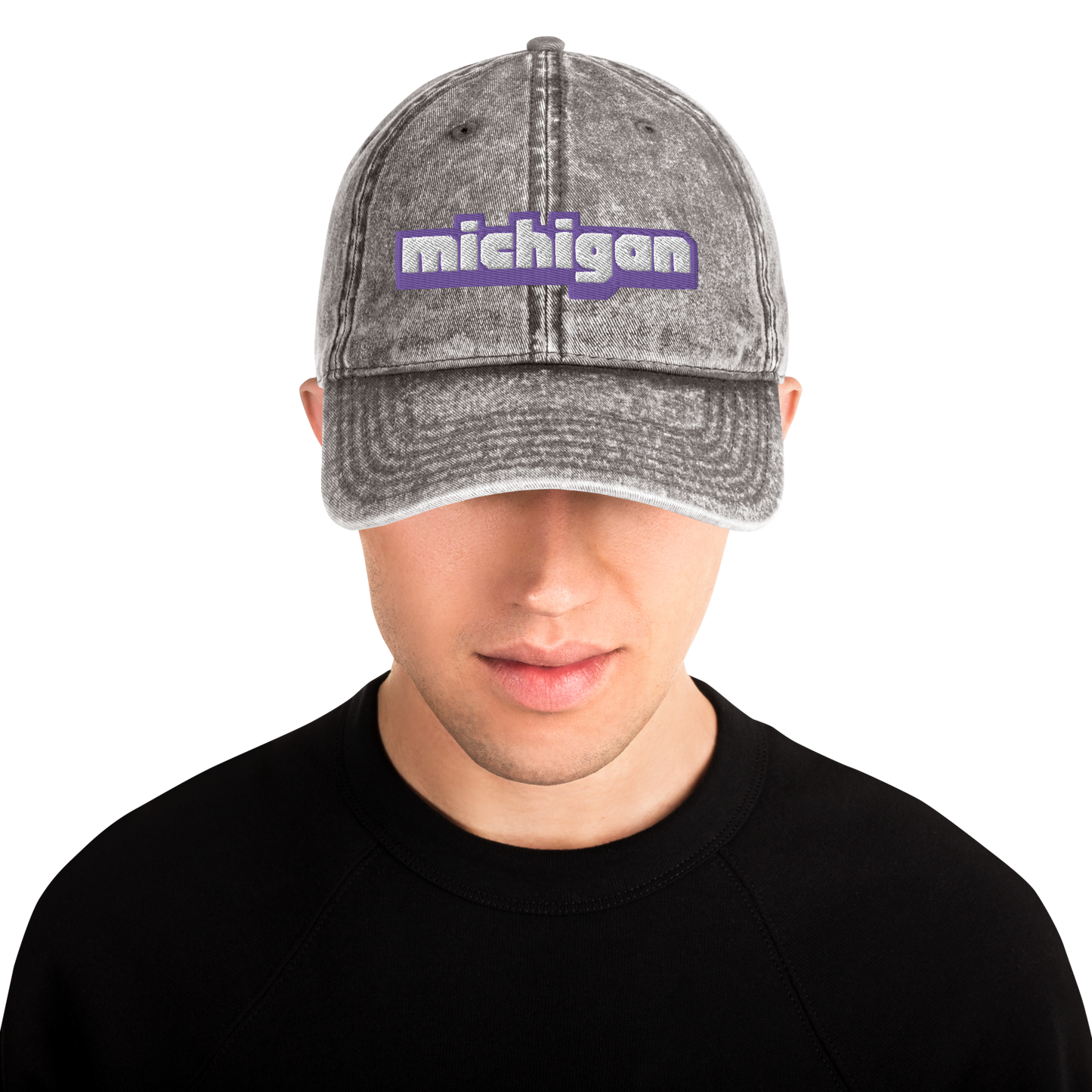 'Michigan' Vintage Baseball Cap (Live Streaming Parody)