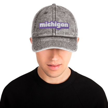 'Michigan' Vintage Baseball Cap (Live Streaming Parody)