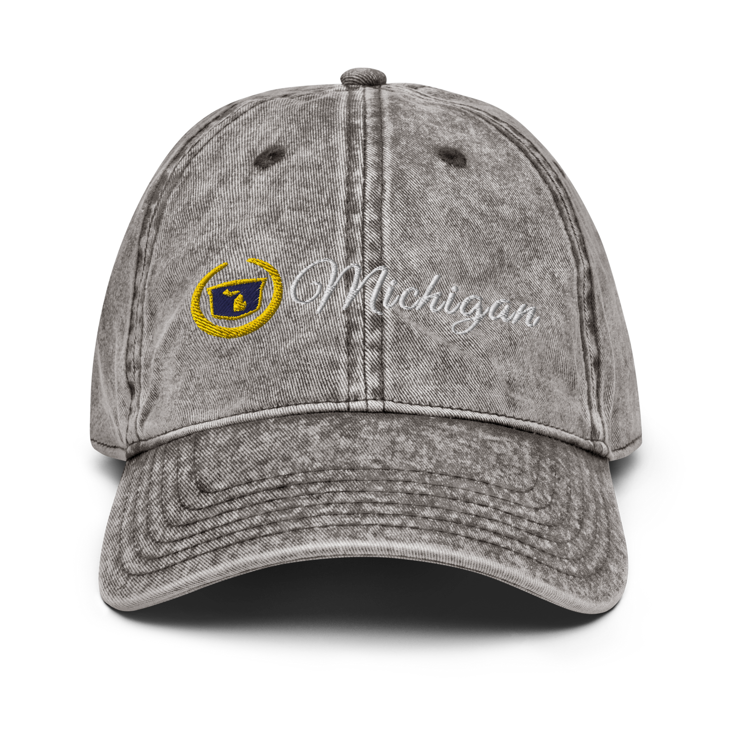 'Michigan' Vintage Baseball Cap (Luxury Vehicle Parody)