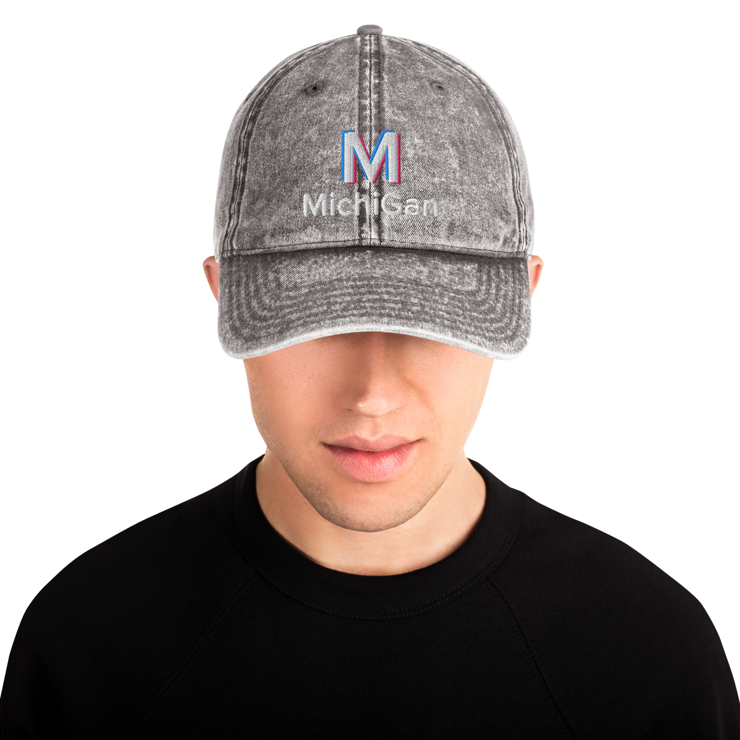 'Michigan' Vintage Baseball Cap (Social Media Parody)