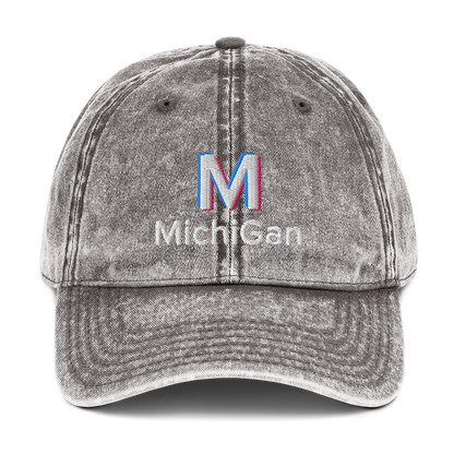 'Michigan' Vintage Baseball Cap (Social Media Parody)