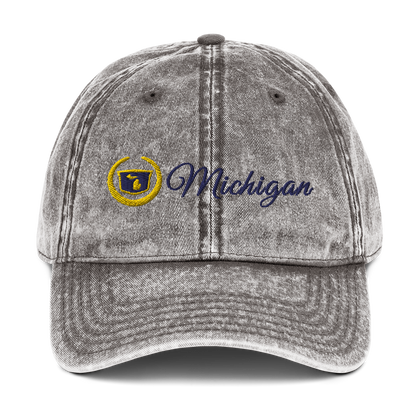 'Michigan' Vintage Baseball Cap (Luxury Vehicle Parody)