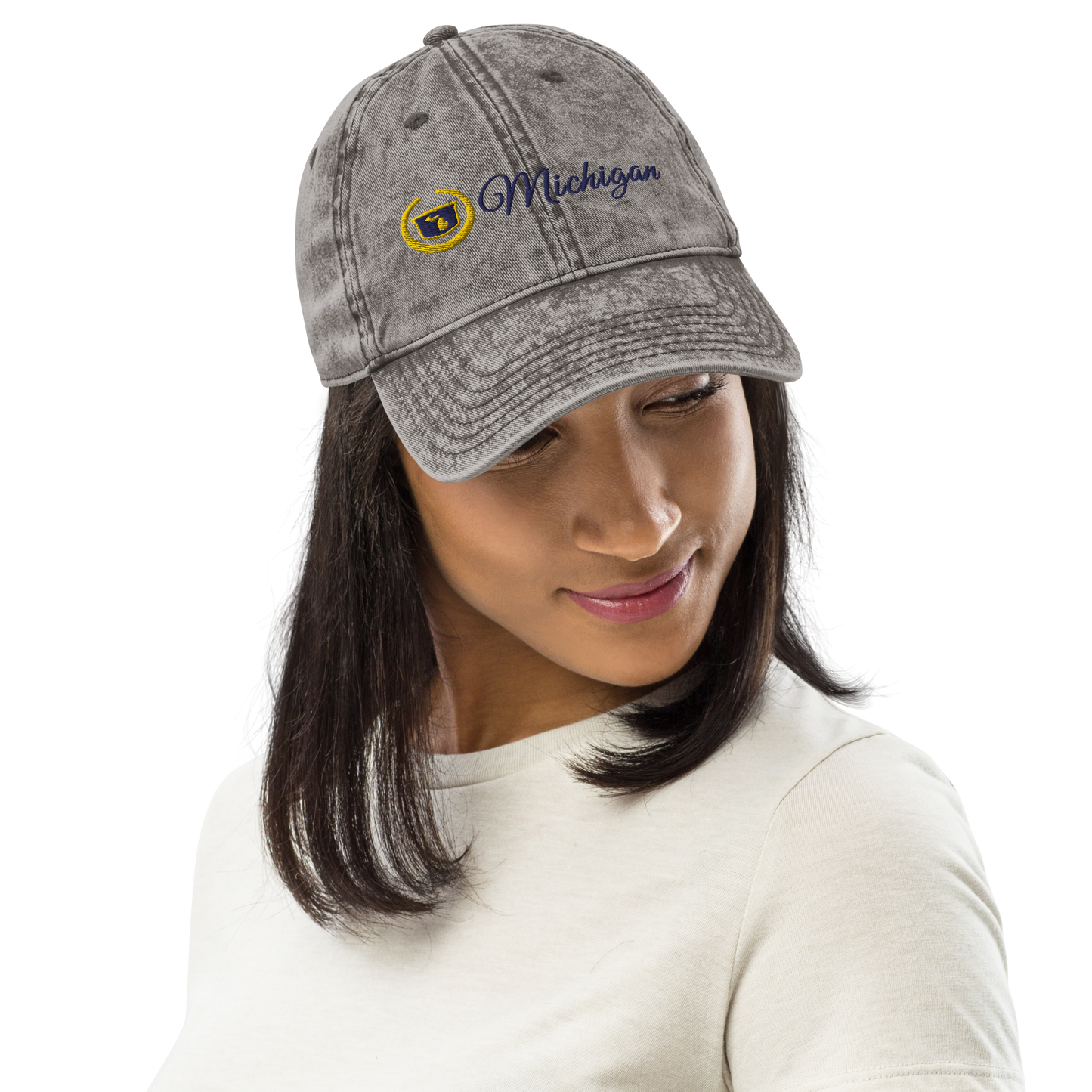 'Michigan' Vintage Baseball Cap (Luxury Vehicle Parody)