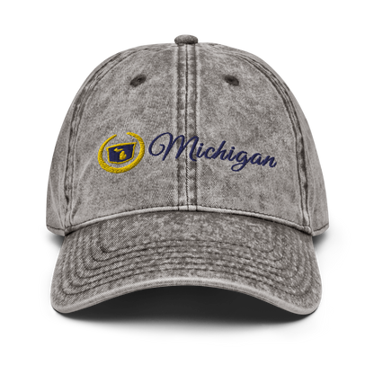 'Michigan' Vintage Baseball Cap (Luxury Vehicle Parody)