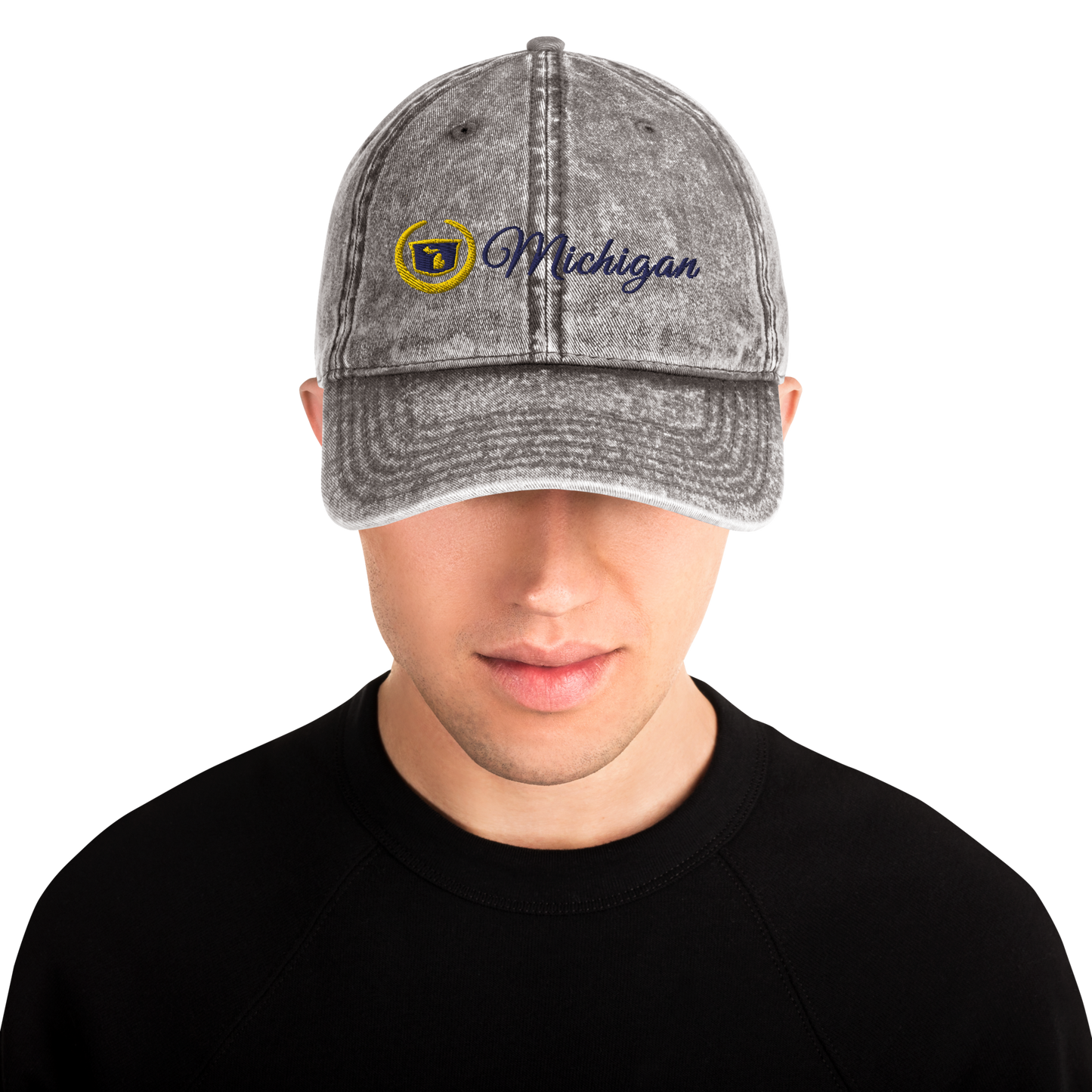 'Michigan' Vintage Baseball Cap (Luxury Vehicle Parody)