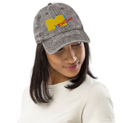 'Michigan' Vintage Baseball Cap (Music Television Parody)