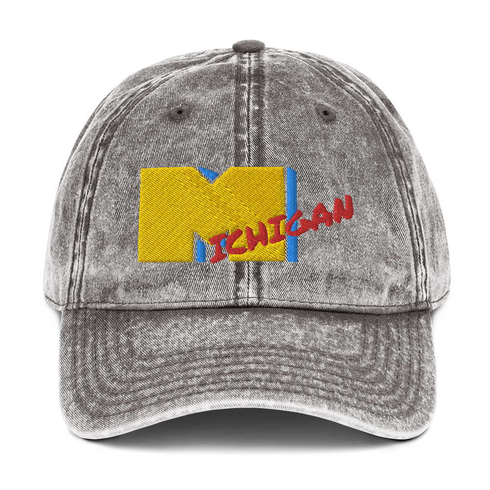 'Michigan' Vintage Baseball Cap (Music Television Parody)