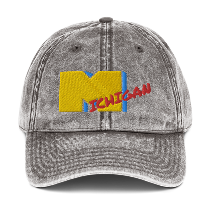 'Michigan' Vintage Baseball Cap (Music Television Parody)