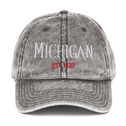 'Michigan' Vintage Baseball Cap (Spooky Teen Drama Parody)