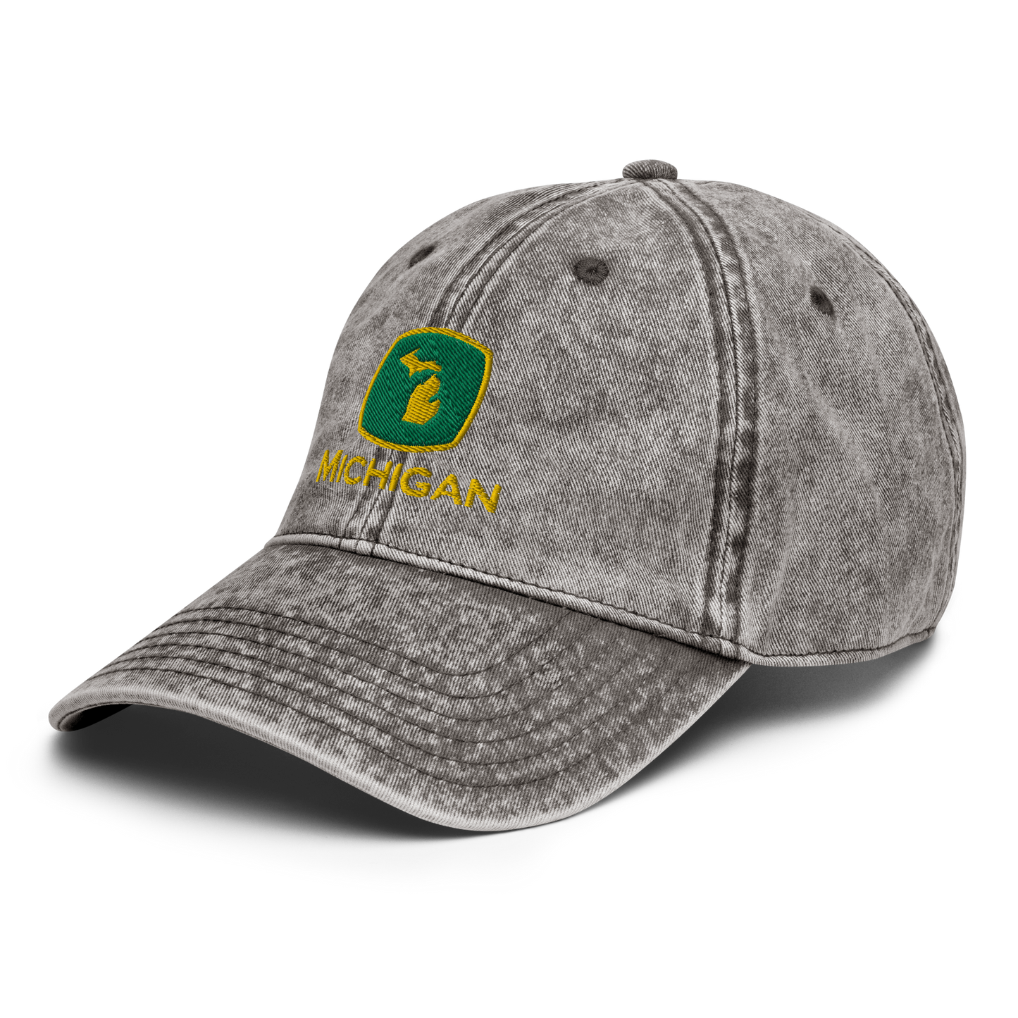 'Michigan' Vintage Baseball Cap (Tractor Parody)