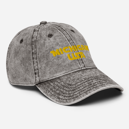 'Michigan USA' Vintage Baseball Cap (Epic Sci-Fi Parody)