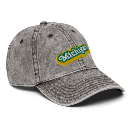 'Michigan' Vintage Baseball Cap (Ginger Sodapop Parody)