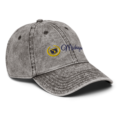 'Michigan' Vintage Baseball Cap (Luxury Vehicle Parody)