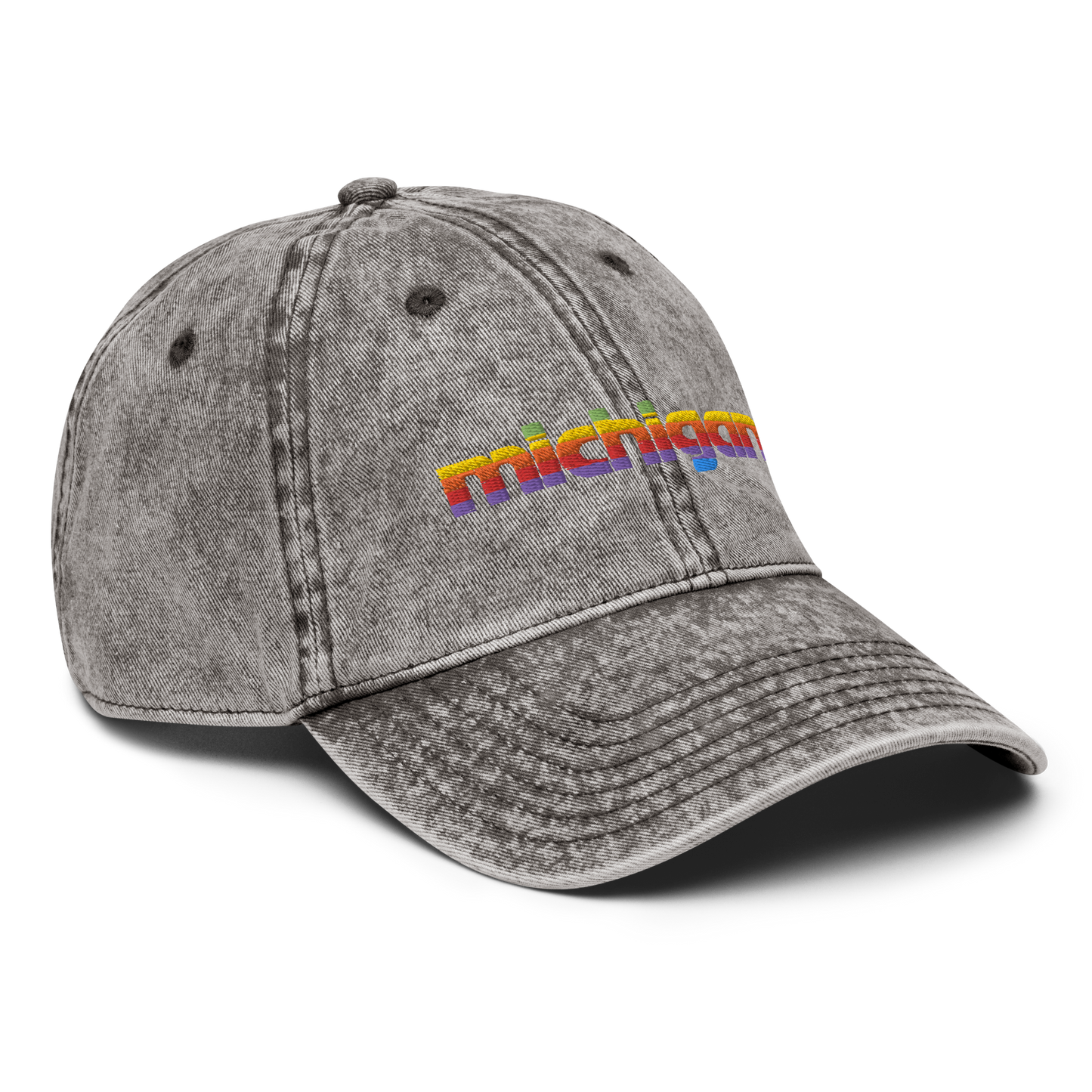 'Michigan' Vintage Baseball Cap (1980s Pomaceous Computer Parody)