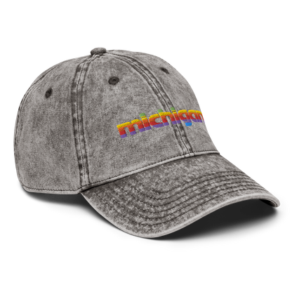 'Michigan' Vintage Baseball Cap (1980s Pomaceous Computer Parody)