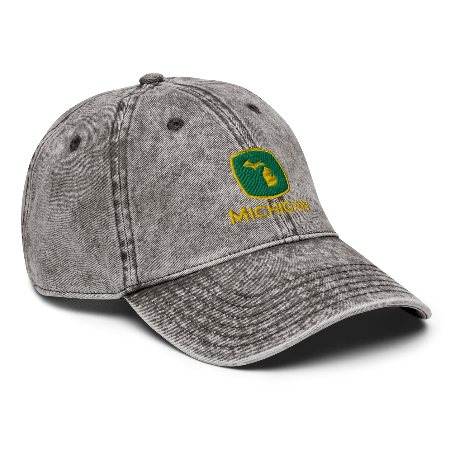 'Michigan' Vintage Baseball Cap (Tractor Parody)