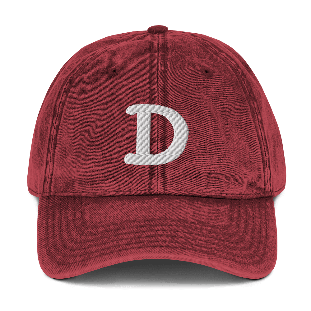 Detroit Old French 'D' Vintage Cap - Circumspice Michigan