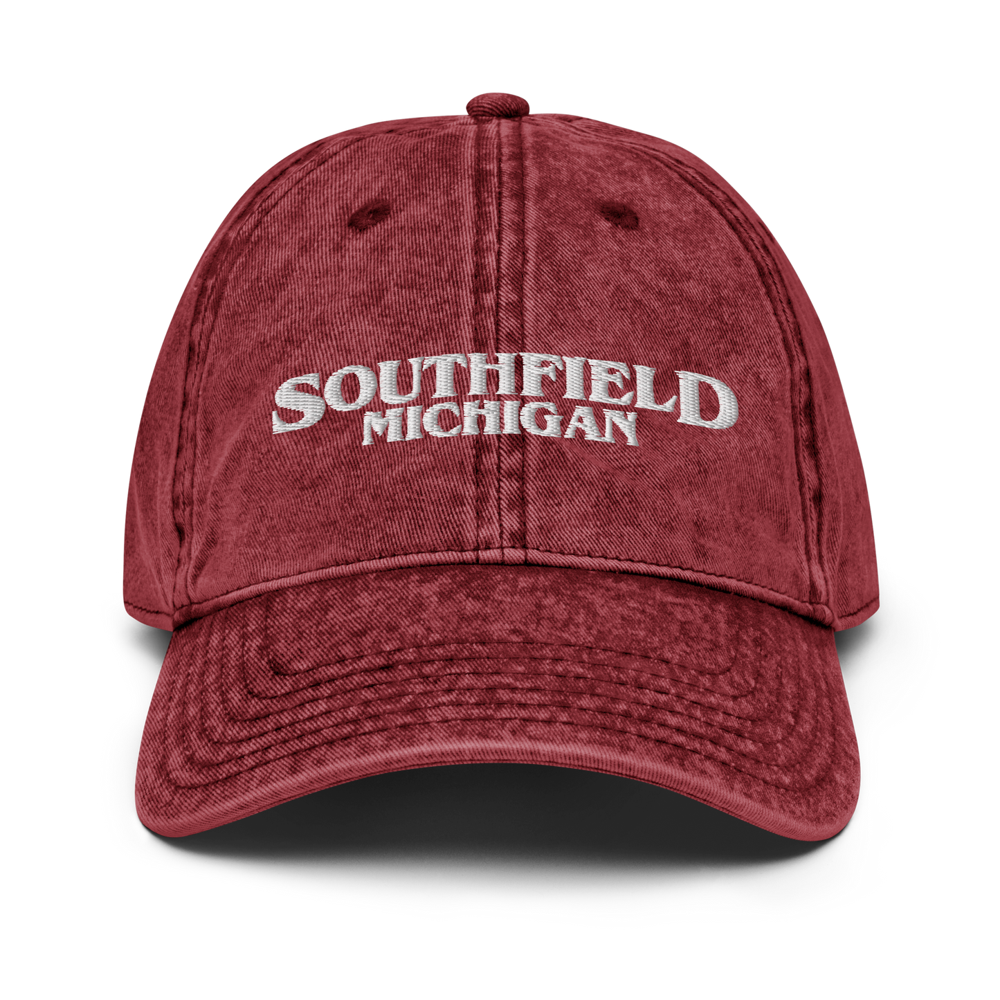 'Southfield Michigan' Vintage Baseball Cap (1980s Drama Parody)