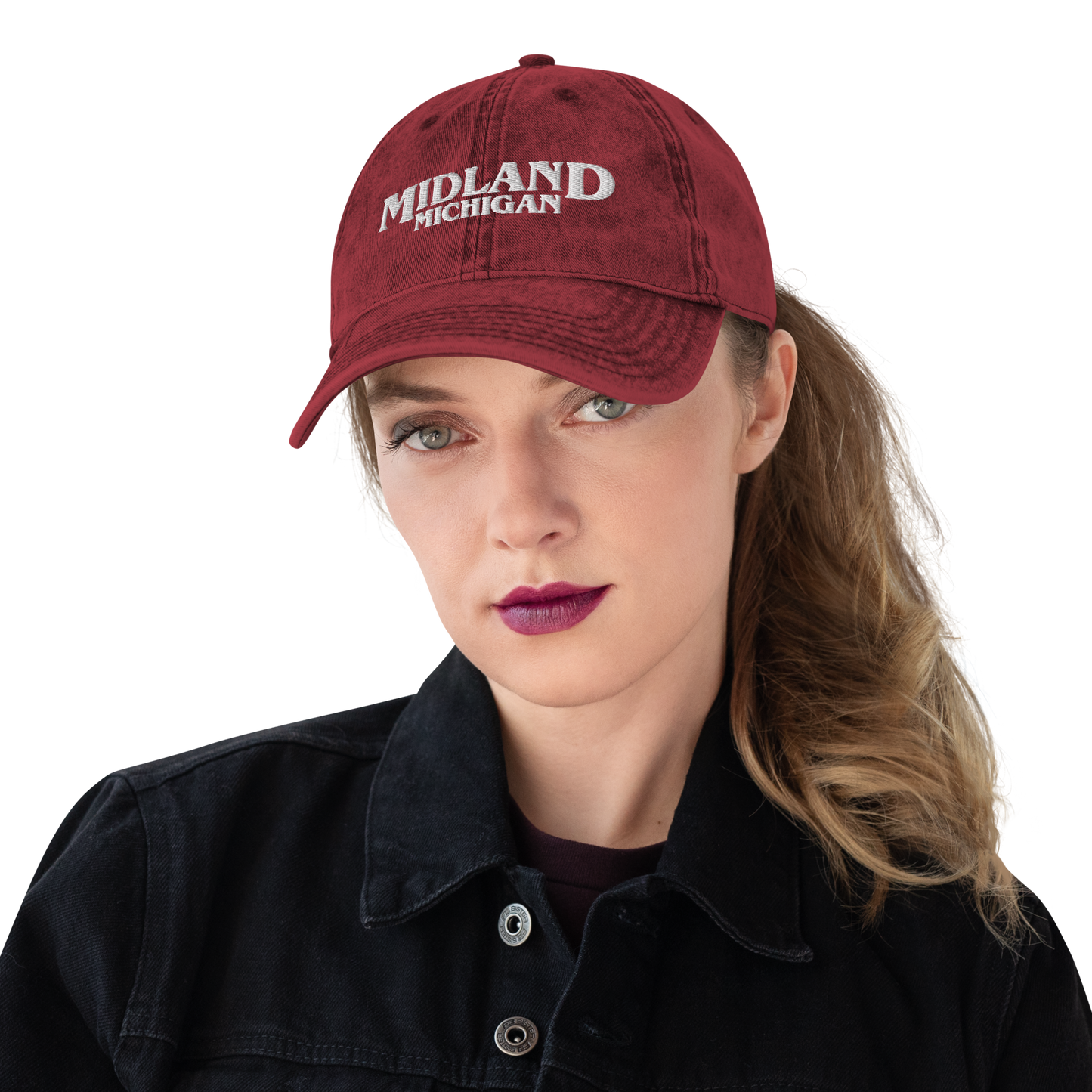 'Midland Michigan' Vintage Baseball Cap (1980s Drama Parody)